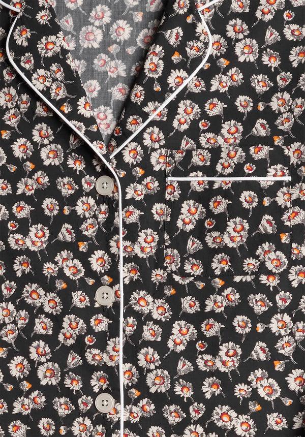 Sleepy Jones Marina Pajama Set In Daisy Print