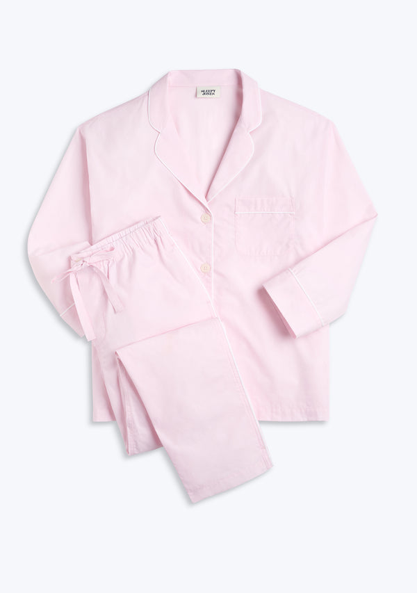 sleepy jones Marina Pajama Set in Pink End on End