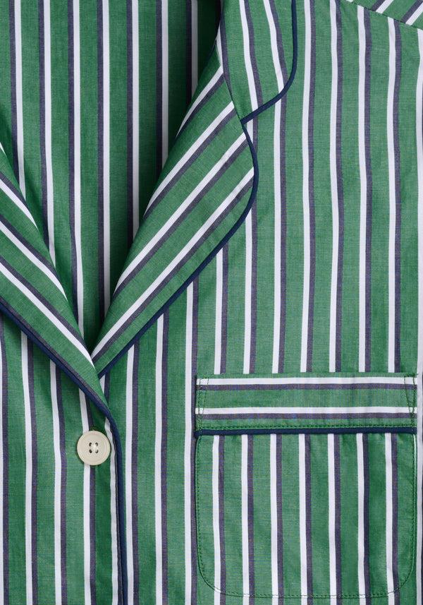 Sleepy Jones Marina Pajama Set In Shadow Stripe