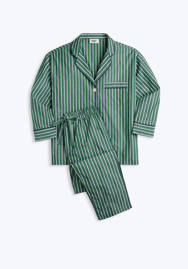 sleepy jones Marina Pajama Set in Shadow Stripe