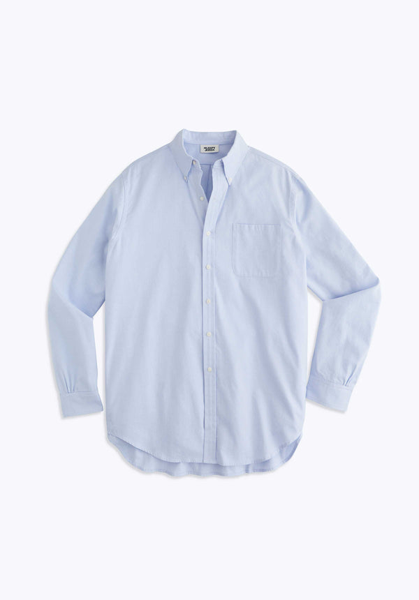 sleepy jones Penn Shirt in Blue Oxford