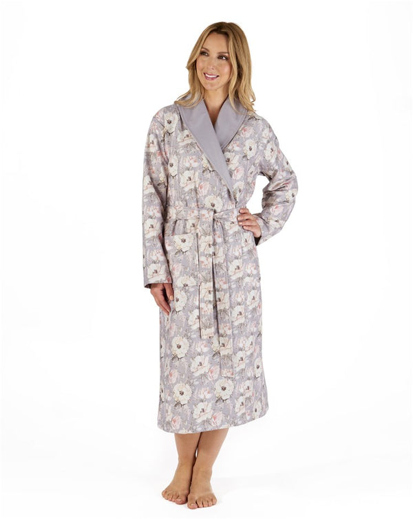 Slenderella Bamboo And Cotton 46" Shawl Collar Wrap HC66350