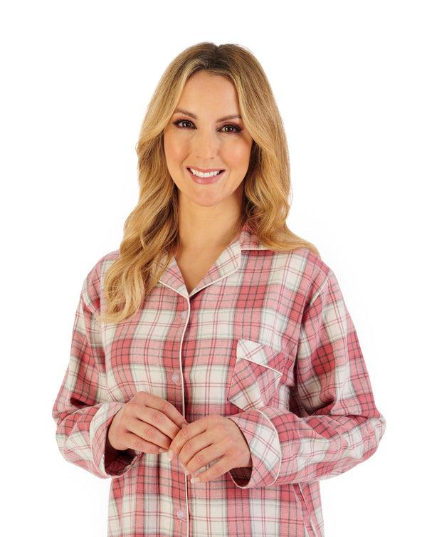 Slenderella Brushed Check 38" Woven Nightshirt NS06205