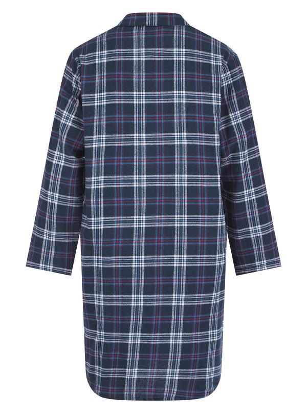Slenderella Brushed Check 42" Woven Nightshirt WR04800