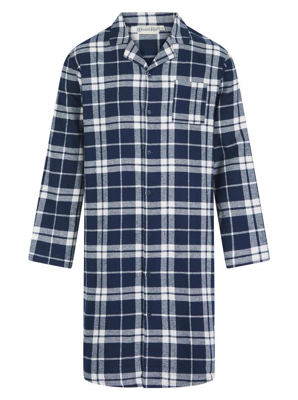 slenderella Brushed Check 42" Woven Nightshirt WR04801