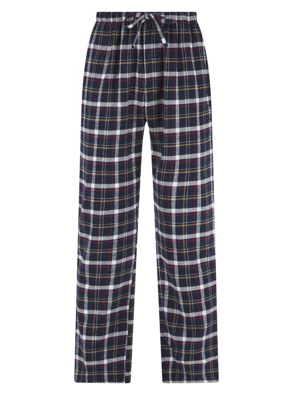 slenderella Brushed Check Print Woven Pyjama Trouser WR04807