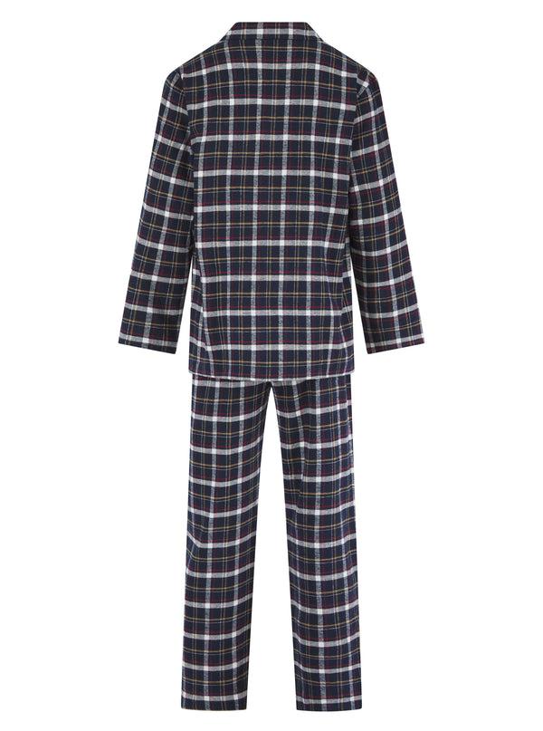 Slenderella Brushed Check Print Woven Tailored Pyjama WR04806