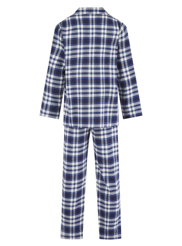 Slenderella Brushed Check Print Woven Tailored Pyjama WR04811