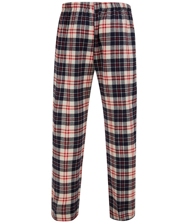 Slenderella Checked Brushed Woven Tailored Pyjama Set WR88821