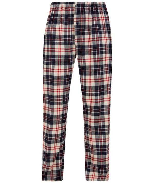 Slenderella Checked Brushed Woven Tailored Pyjama Set WR88821