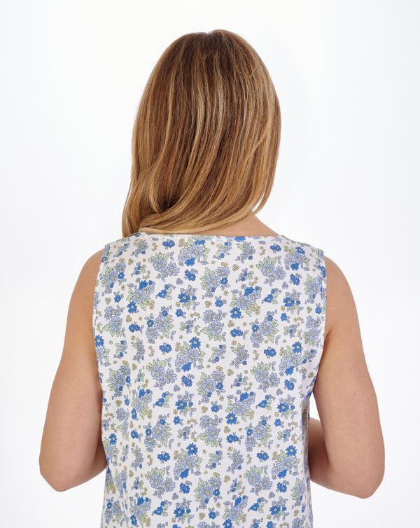 Slenderella Classic Floral Print 40" Jersey Nightdress ND05105