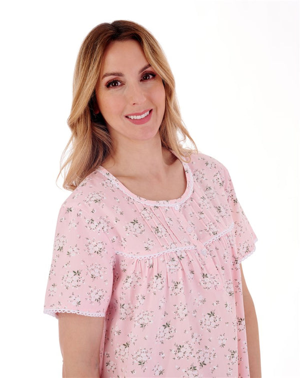 Slenderella Daisy Print 40" Woven Nightdress ND77261