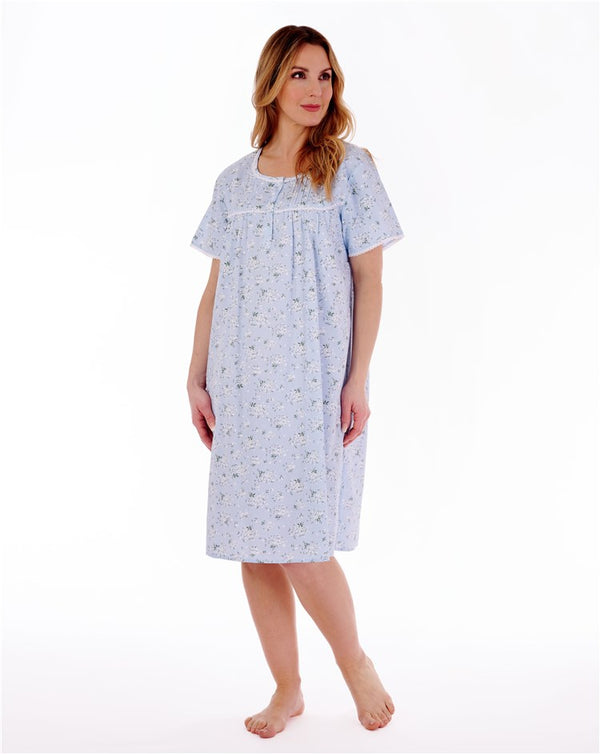 Slenderella Daisy Print 40" Woven Nightdress ND77261