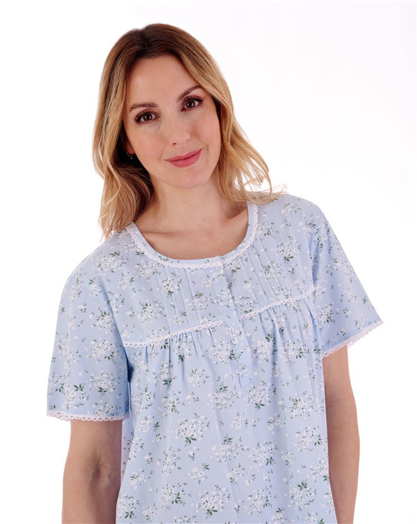 Slenderella Daisy Print 40" Woven Nightdress ND77261