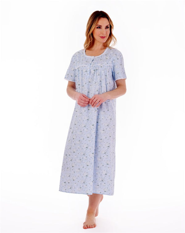 slenderella Daisy Print 46" Woven Nightdress ND77262