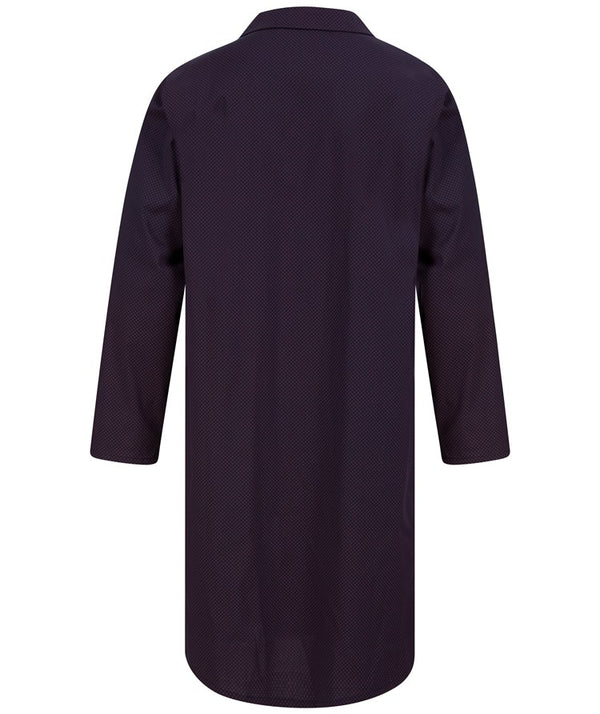 Slenderella Diamond Geo Print 42" Button Through Woven Nightshirt WR88830