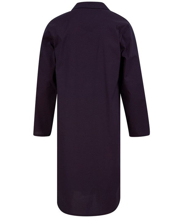 Slenderella Diamond Geo Print 45" Button Through Woven Nightshirt WR88831