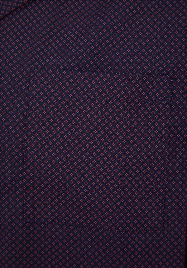 Slenderella Diamond Geo Print Tailored Button Through Woven Pyjama WR88833