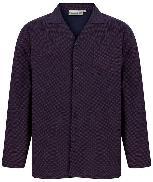 slenderella Diamond Geo Print Tailored Button Through Woven Pyjama WR88833