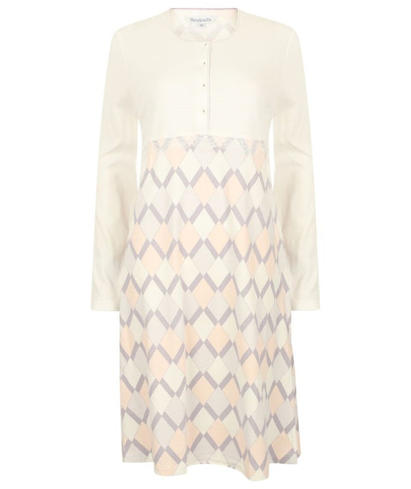slenderella Diamond Print 39" Jersey Nightdress ND2150
