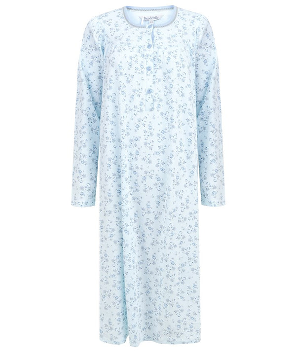 slenderella Ditsy Floral 43" Jersey Nightdress ND4130