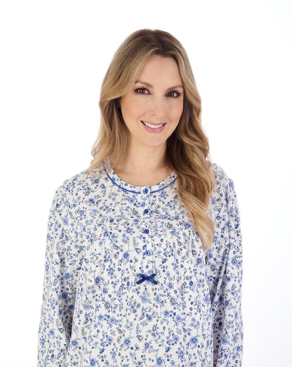 Slenderella Ditsy Floral 45" Jersey Nightdress ND04102