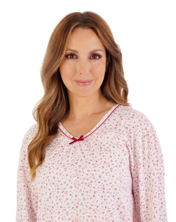 slenderella Ditsy Print 42" Jersey Nightdress ND08100