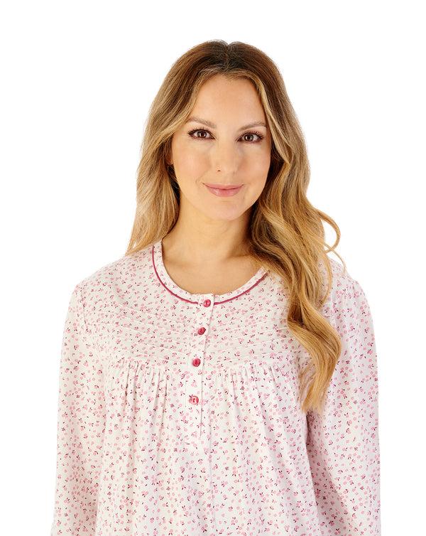 Slenderella Ditsy Print 45" Jersey Nightdress ND08102