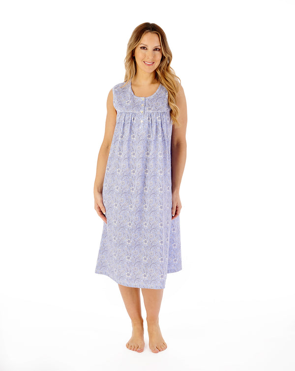 Slenderella Indi Print 42" Jersey Nightdress ND08105