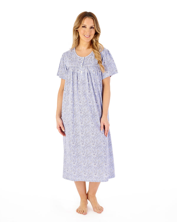 slenderella Indi Print 45" Jersey Nightdress ND08106