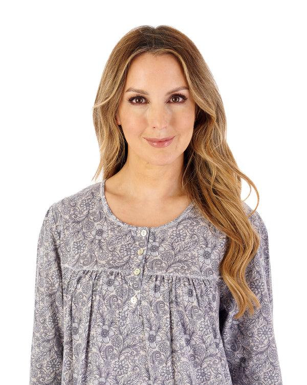Slenderella Indi Print 45" Jersey Nightdress ND08107