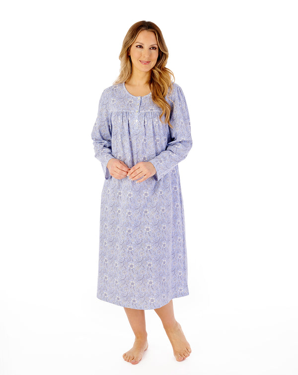Slenderella Indi Print 45" Jersey Nightdress ND08107