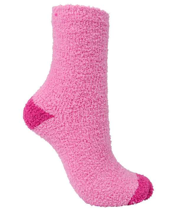 Slenderella Multi Star & Solid Colour Bedsock (2 Pair Pack) BS173