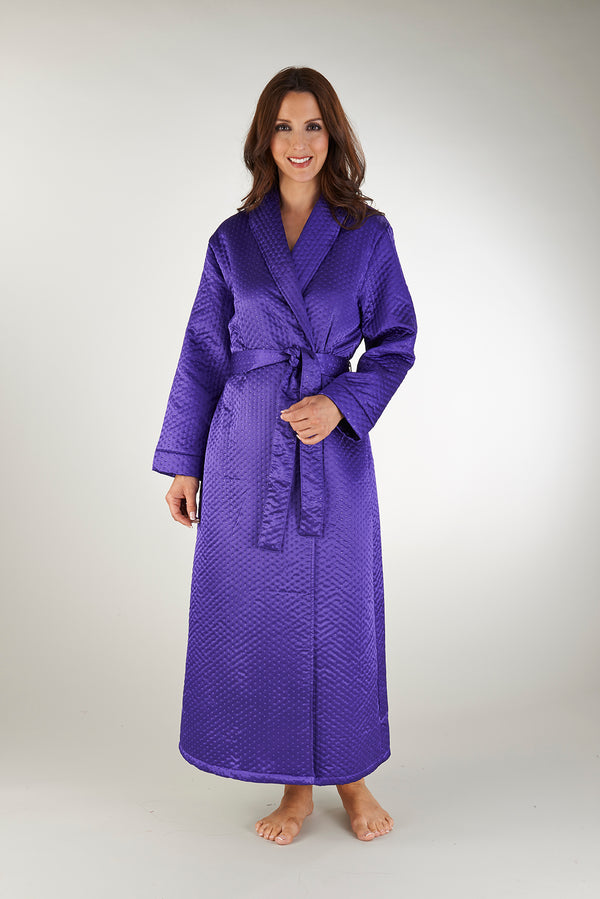 slenderella Pin-Dot Faux Silk 51" Shawl Collar Wrap GL02758