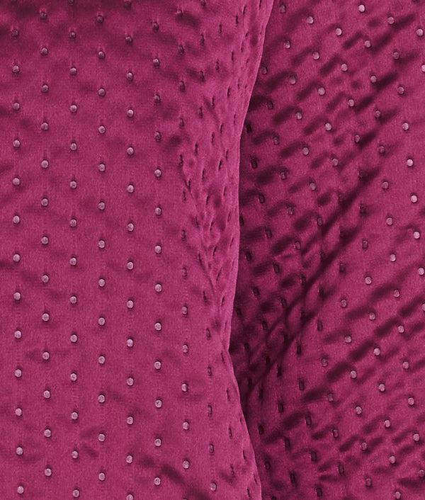Slenderella Pin-Dot Faux Silk 52" Button Through Housecoat GL02757