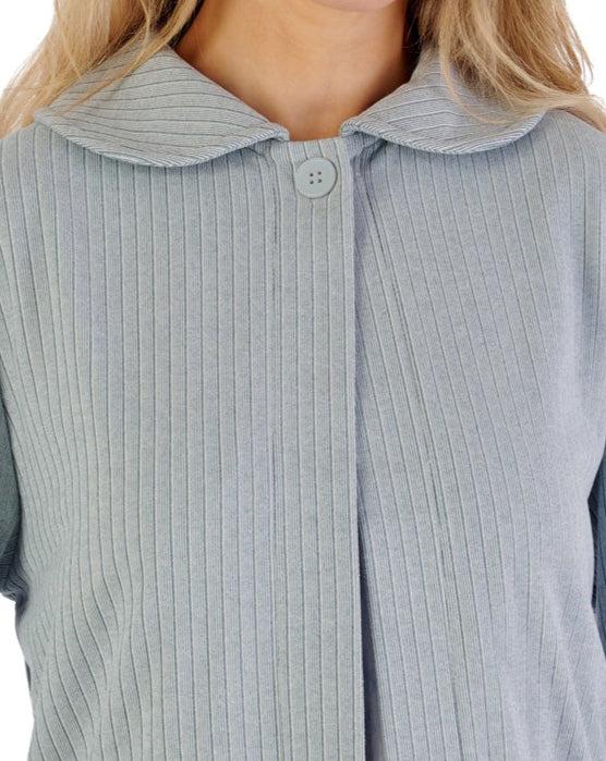 Slenderella Rib Pattern 3/4 Sleeve Bedjacket BJ07305