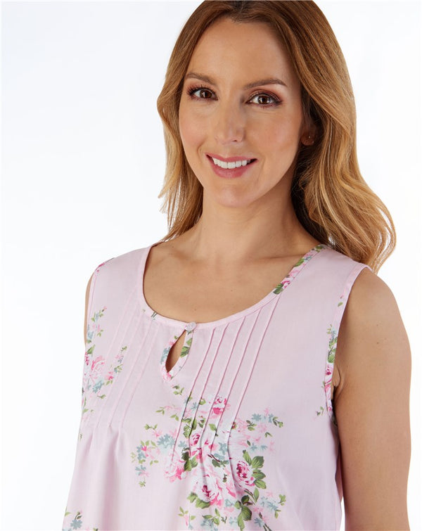 Slenderella Rose Bouquet 42" Woven Nightdress ND55270