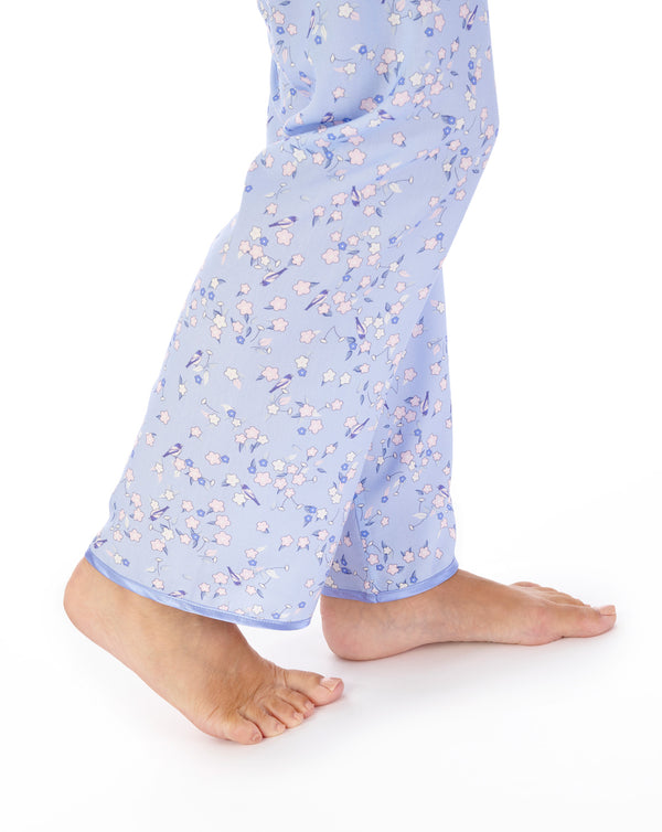 Slenderella Blossom Print Woven Pyjama Set PJ03242