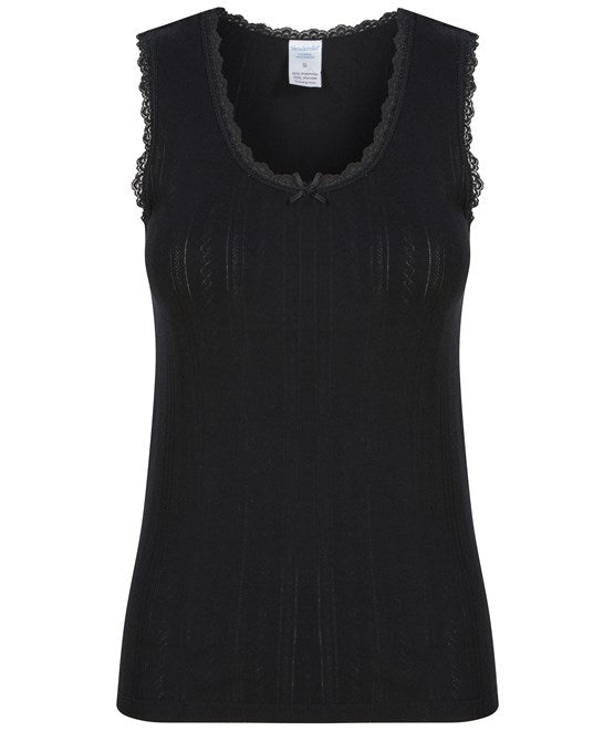 Slenderella Slenderella Brushed Thermal No Sleeve Top UW401