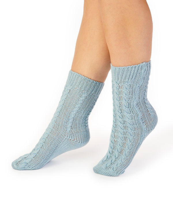 Slenderella Cable Knit Bedsock BS190