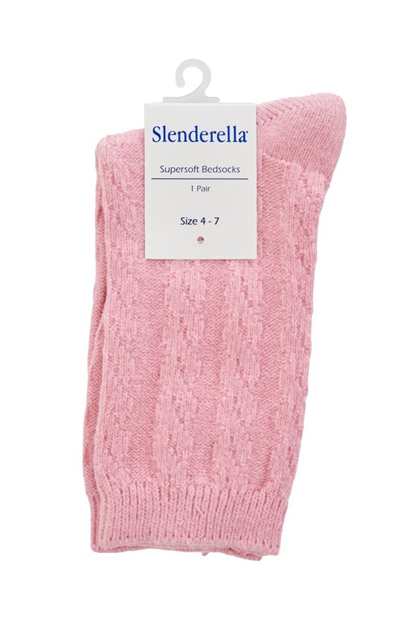 Slenderella Classic Cable Pattern Bedsock BS177