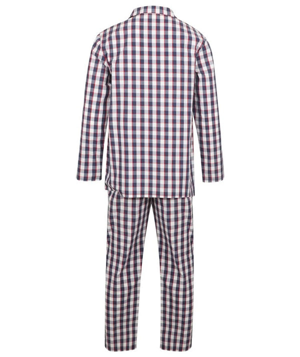 Slenderella Classic Check Woven Pyjama WR2813