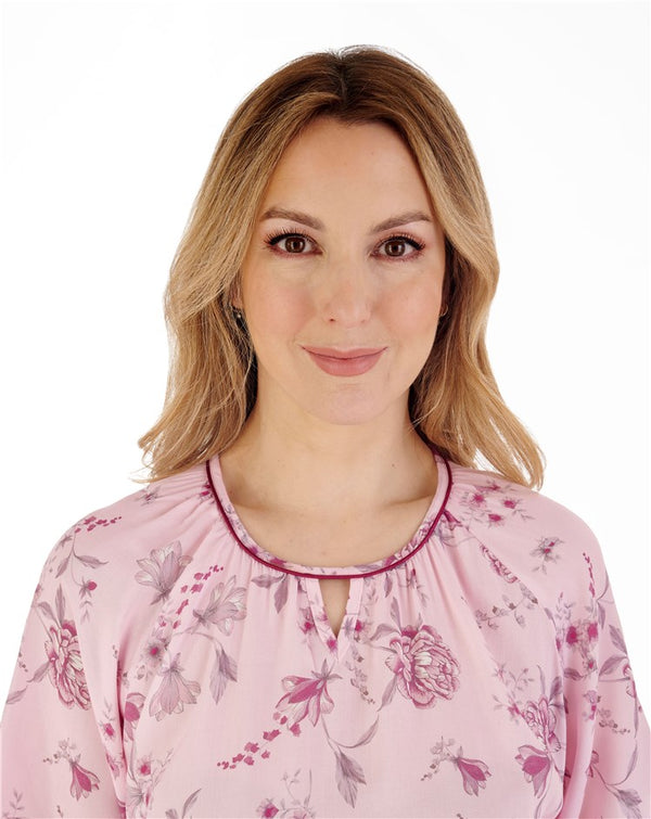 Slenderella Floral Woven 40" Nightdress GL88711