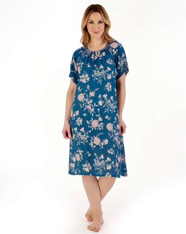 Slenderella Floral Woven 40" Nightdress GL88711