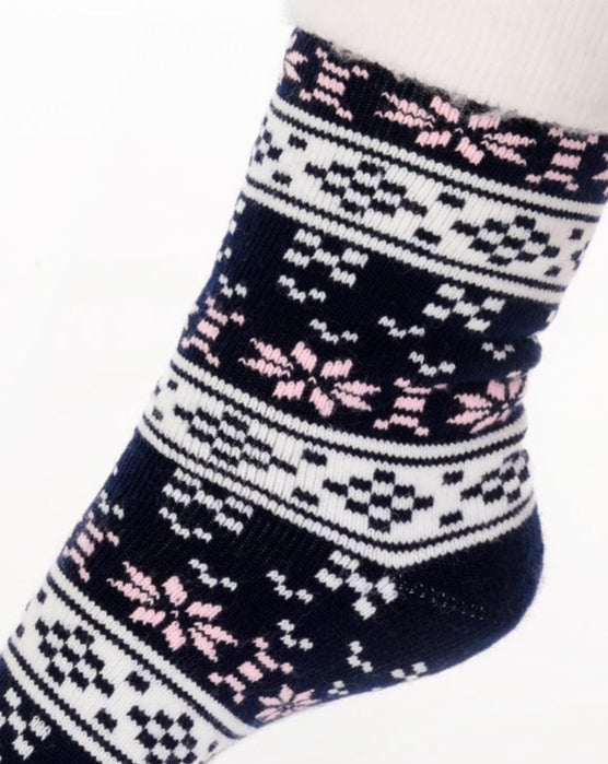 Slenderella Fluffy Turnover Leisure Sock LS130