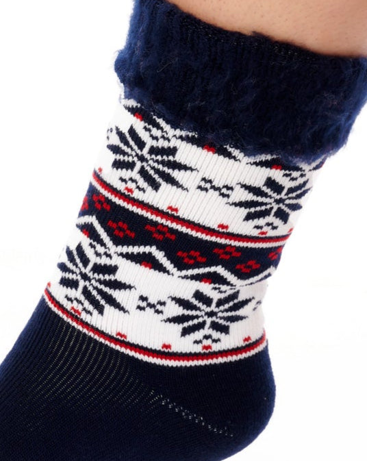 Slenderella Fluffy Turnover Leisure Sock LS131