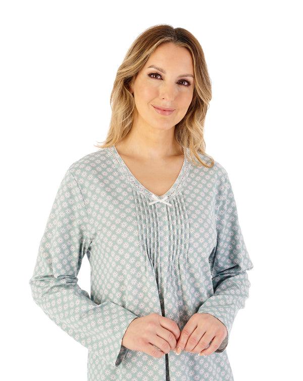 Slenderella Geo Print 45" Jersey Nightdress ND08131