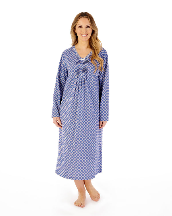 Slenderella Geo Print 45" Jersey Nightdress ND08131