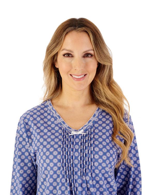 Slenderella Geo Print 45" Jersey Nightdress ND08131