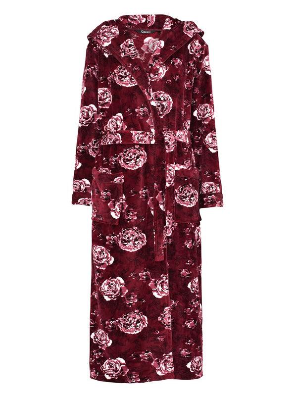 Slenderella Luxury Velvet 48" Hooded Wrap GL8746